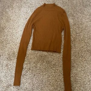 Garage Brown Turtleneck